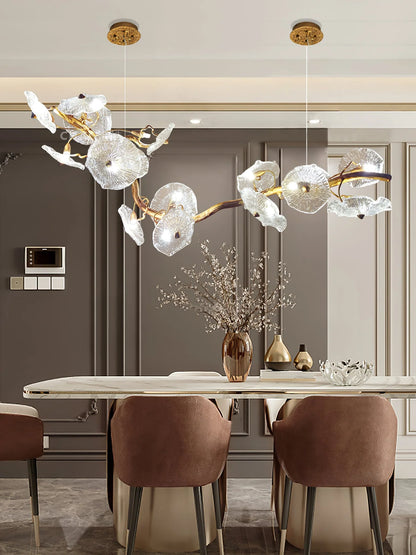 Nenufar Horizontal Chandelier - Nuvé