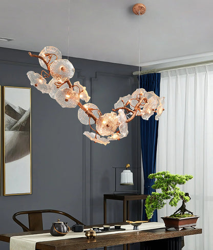 Nenufar Horizontal Chandelier - Nuvé