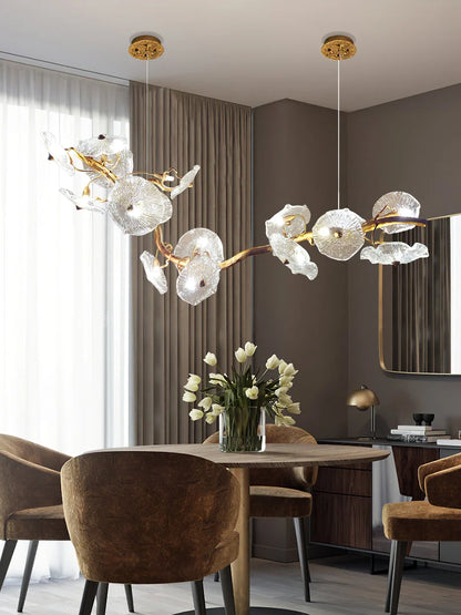 Nenufar Horizontal Chandelier - Nuvé