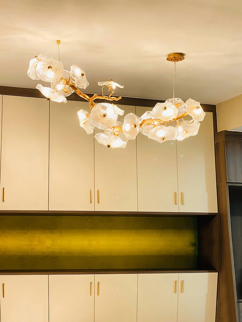 Nenufar Horizontal Chandelier - Nuvé
