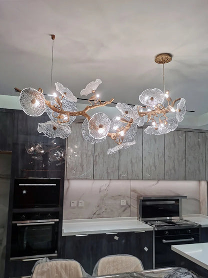 Nenufar Horizontal Chandelier - Nuvé