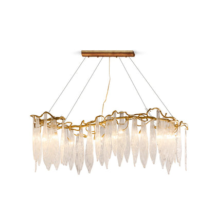 Niagara Brass Crystal Chandelier - Nuvé