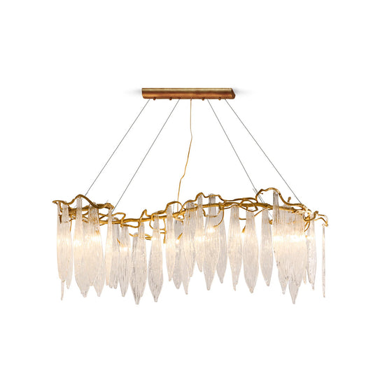Niagara Brass Crystal Chandelier - Nuvé