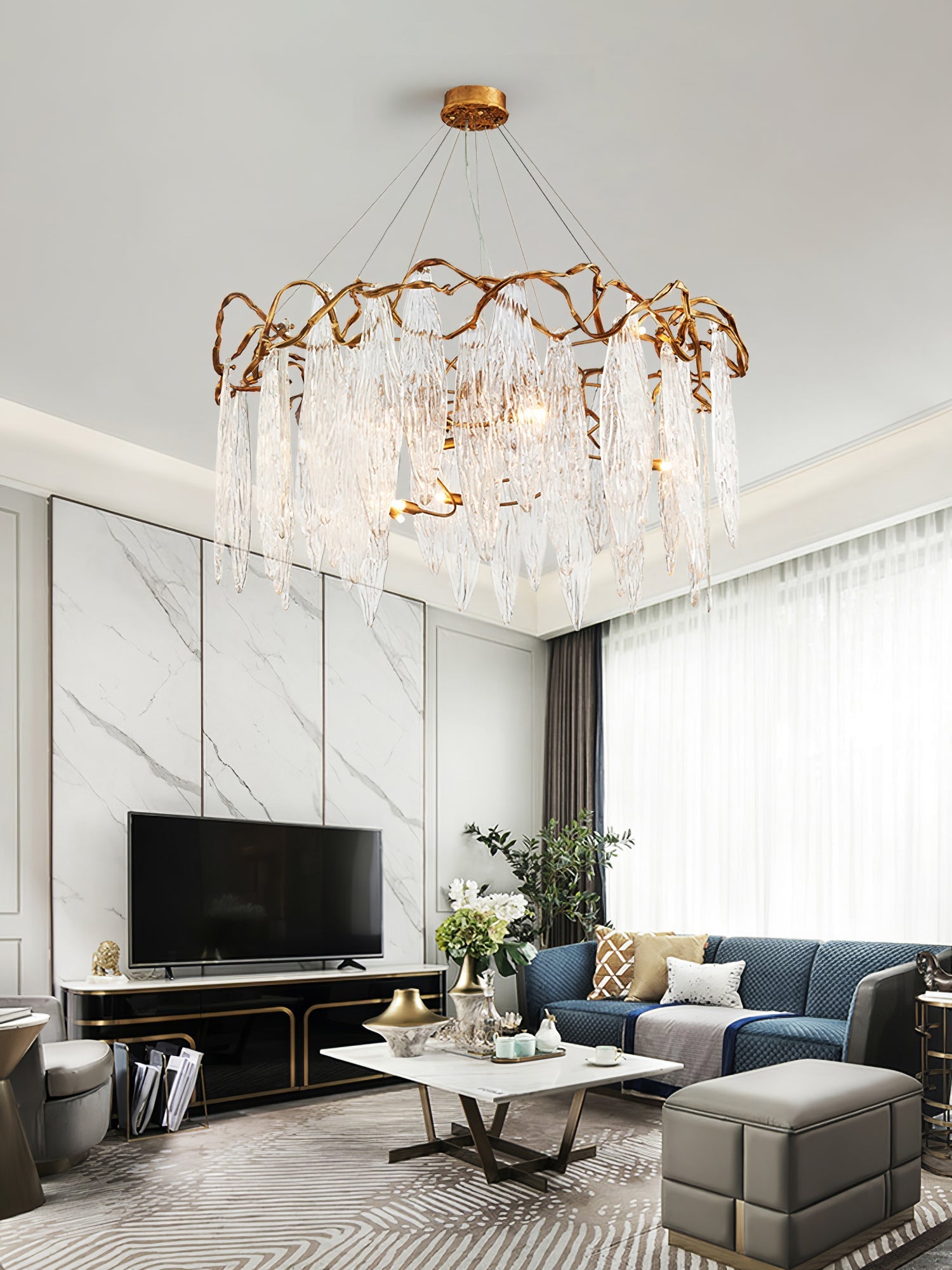 Niagara Island Crystal Chandelier - Nuvé