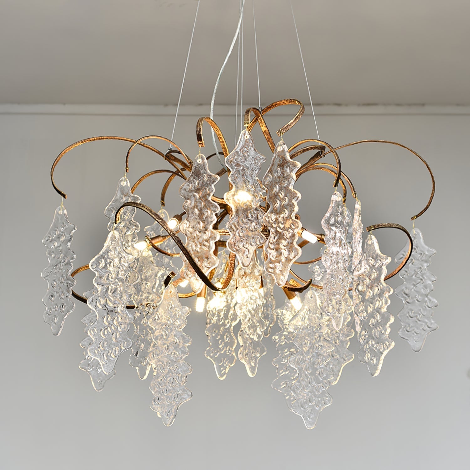 Luxury Niagara Round Glass Chandelier - Nuvé