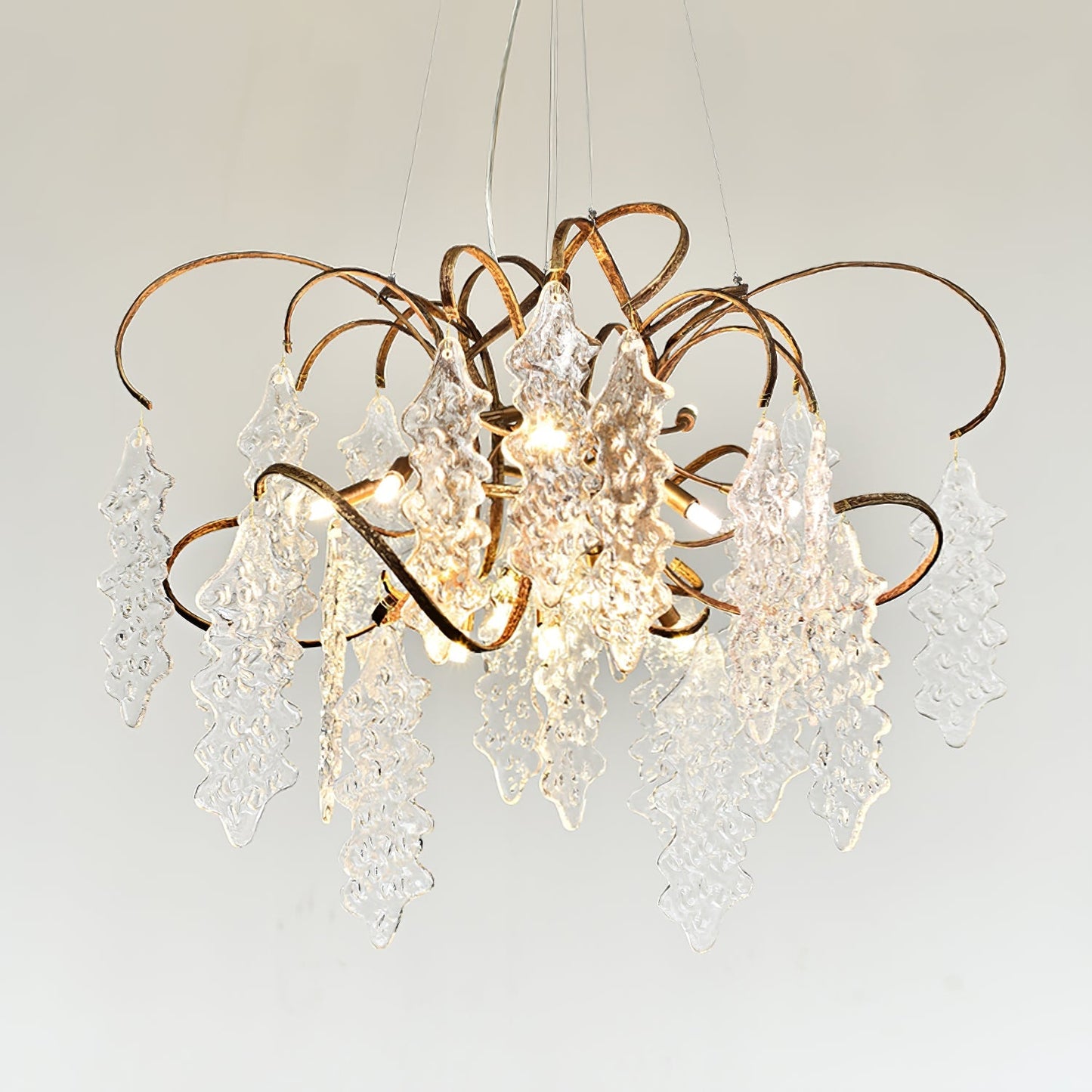 Luxury Niagara Round Glass Chandelier - Nuvé