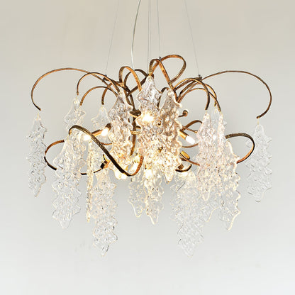 Luxury Niagara Round Glass Chandelier - Nuvé