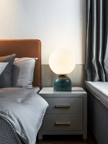Nordic Bedside Alabaster Table Lamp - Nuvé