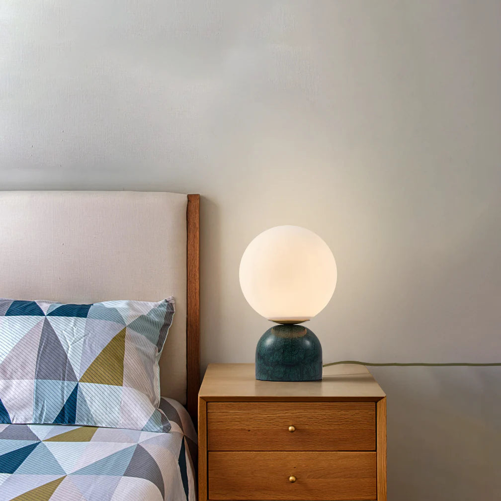 Nordic Bedside Alabaster Table Lamp - Nuvé