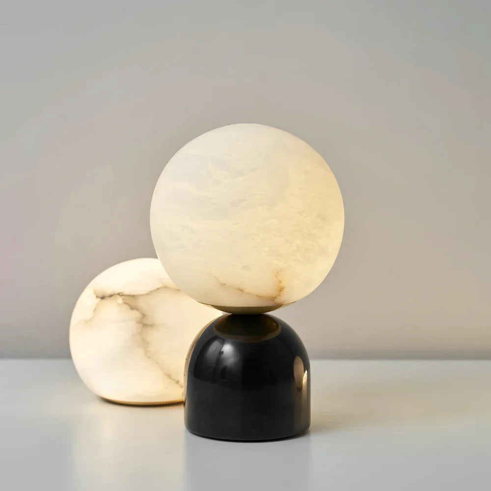 Nordic Bedside Alabaster Table Lamp - Nuvé