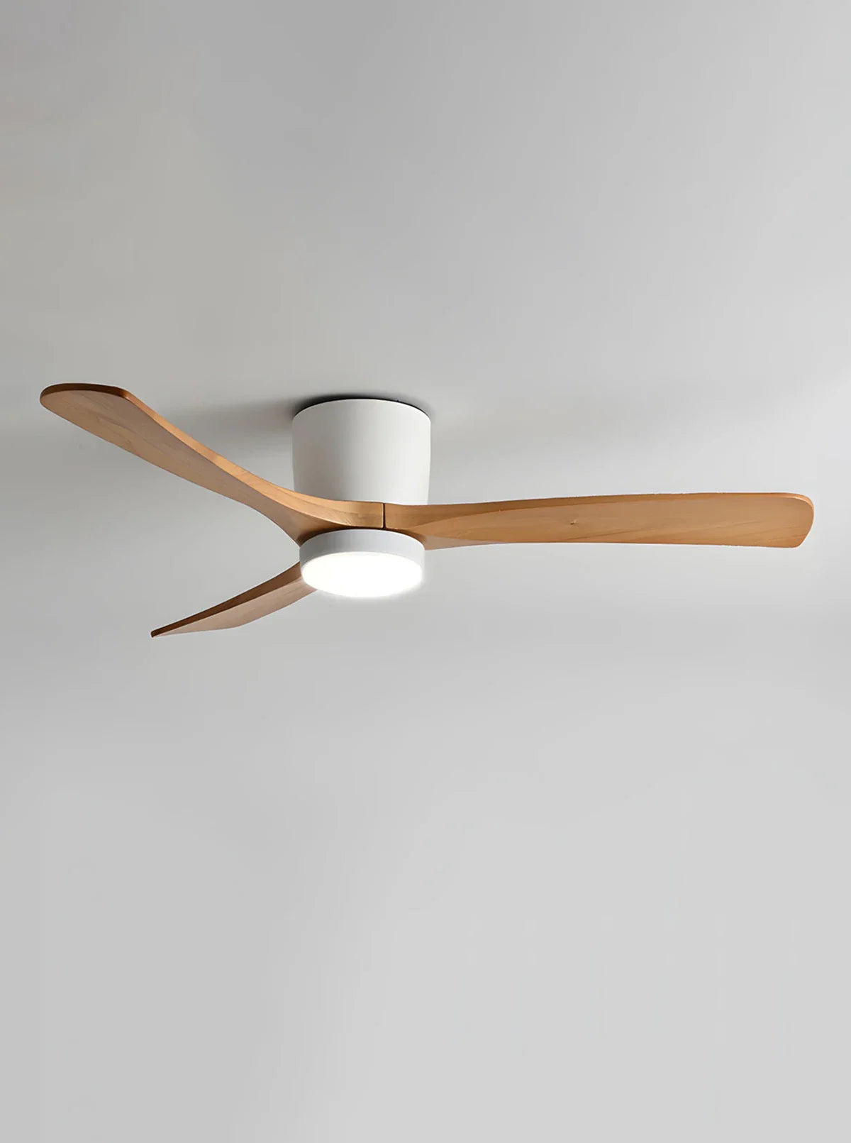 Nordic Propeller Wooden Ceiling Fan Light