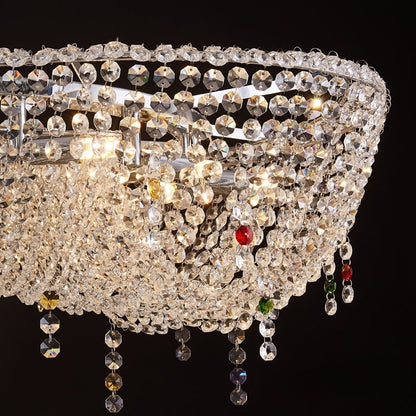 Oval Modern Crystal Chandelier - Nuvé