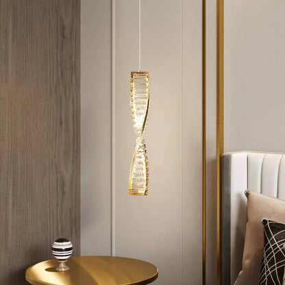 Linear Luxury Spiral Crystal Chandelier - Nuvé