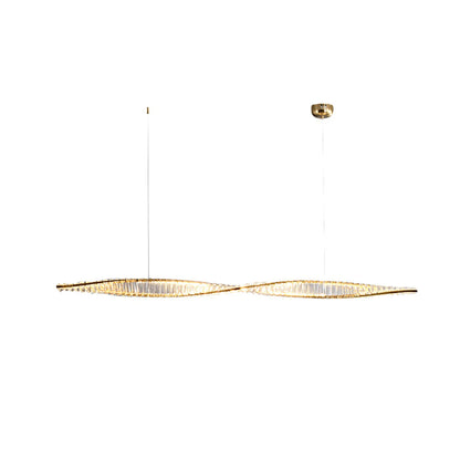 Linear Luxury Spiral Crystal Chandelier - Nuvé