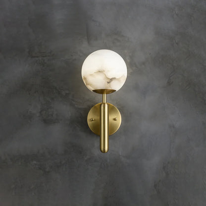 Luxury Alabaster Orbis Wall Lamp - Nuvé