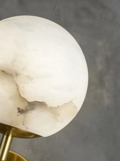 Luxury Alabaster Orbis Wall Lamp - Nuvé