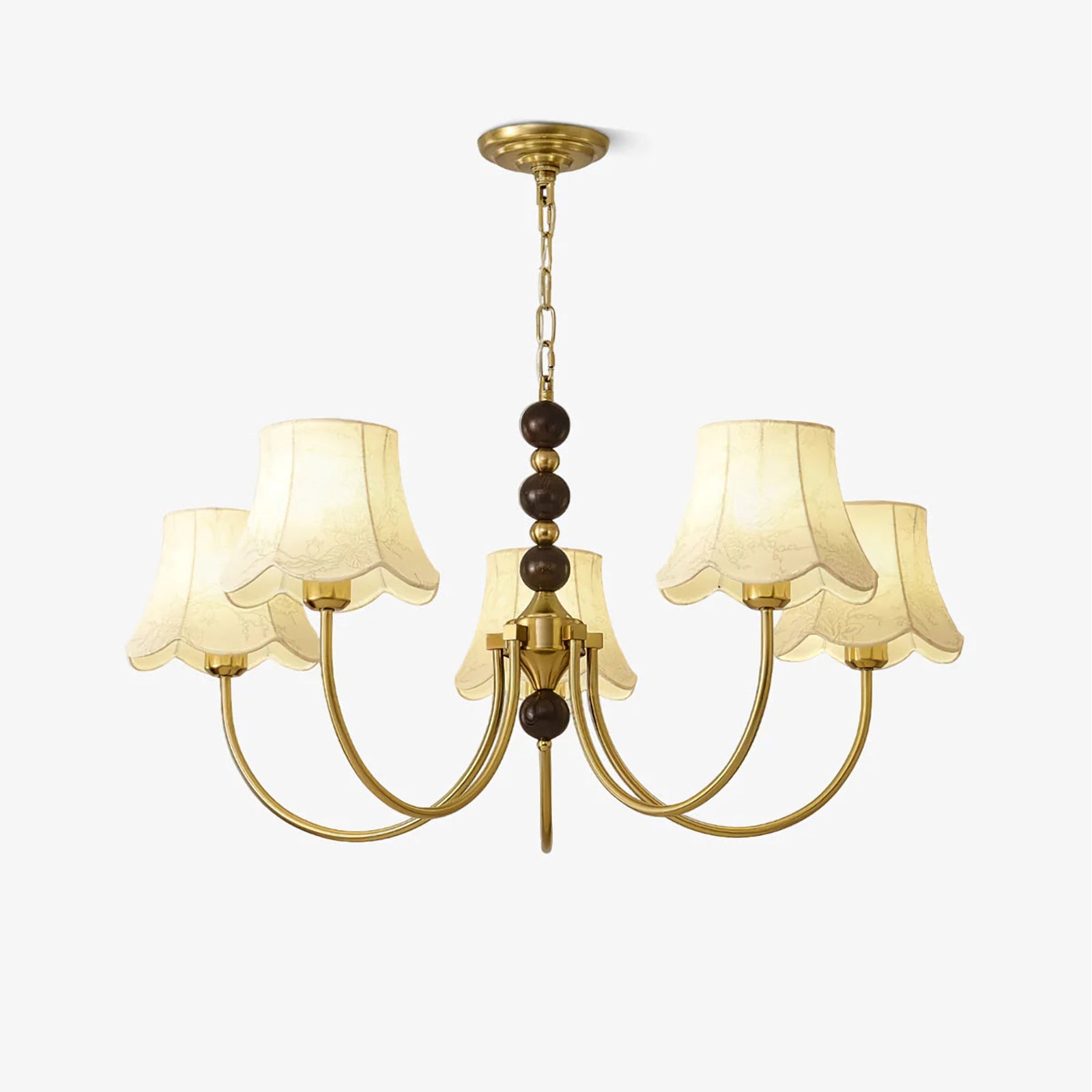 Orchid Fabric Chandelier - Nuvé