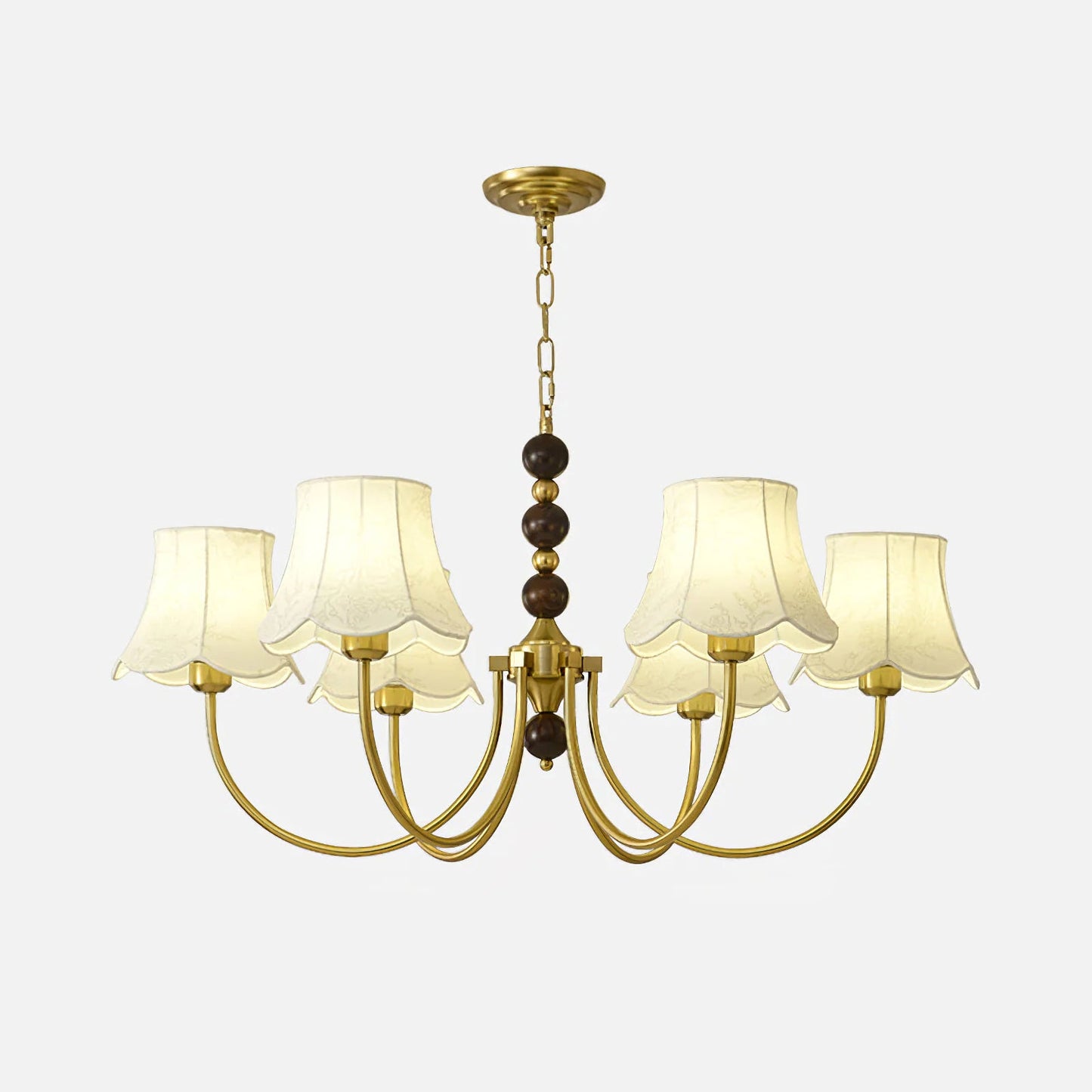 Orchid Fabric Chandelier - Nuvé