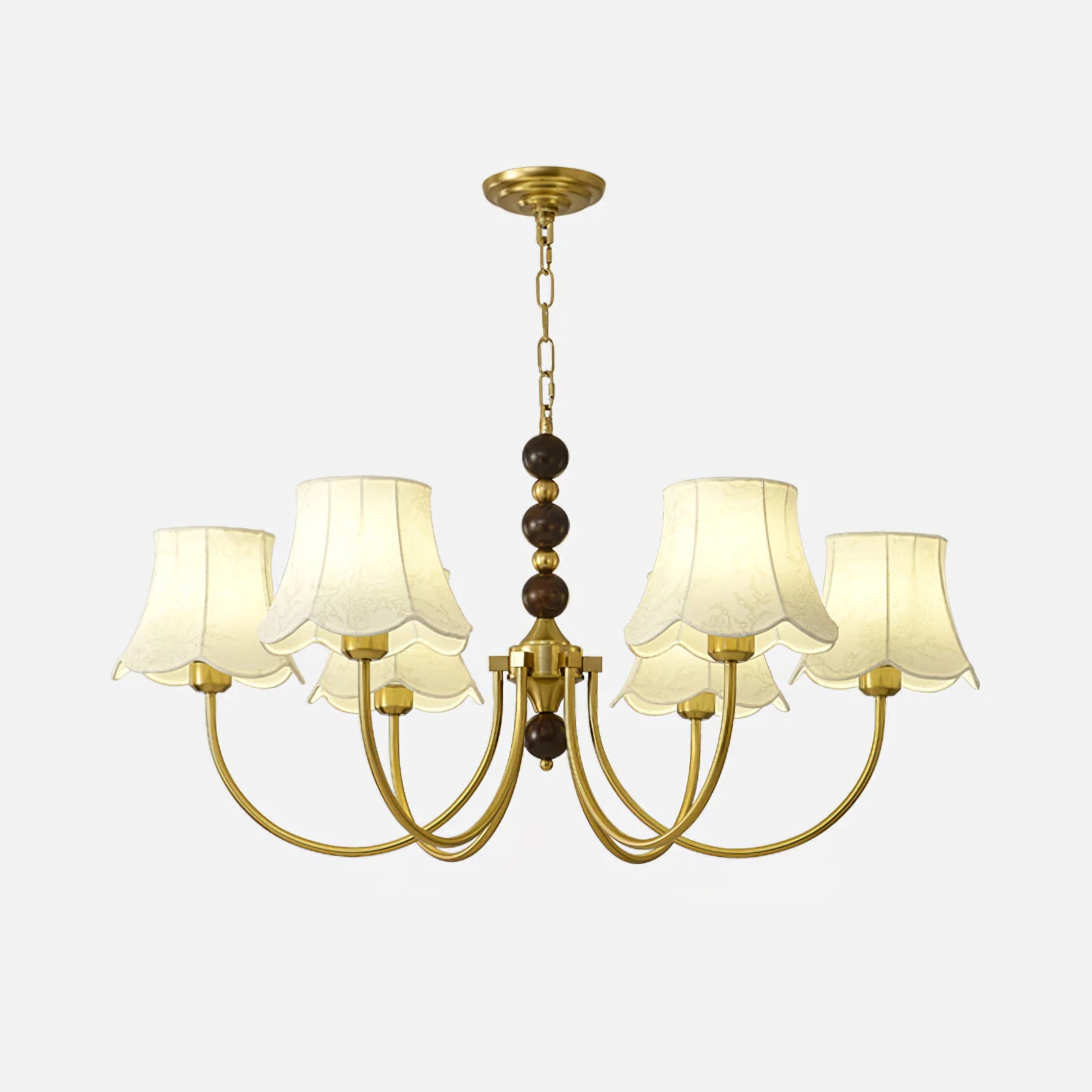 Orchid Fabric Chandelier - Nuvé