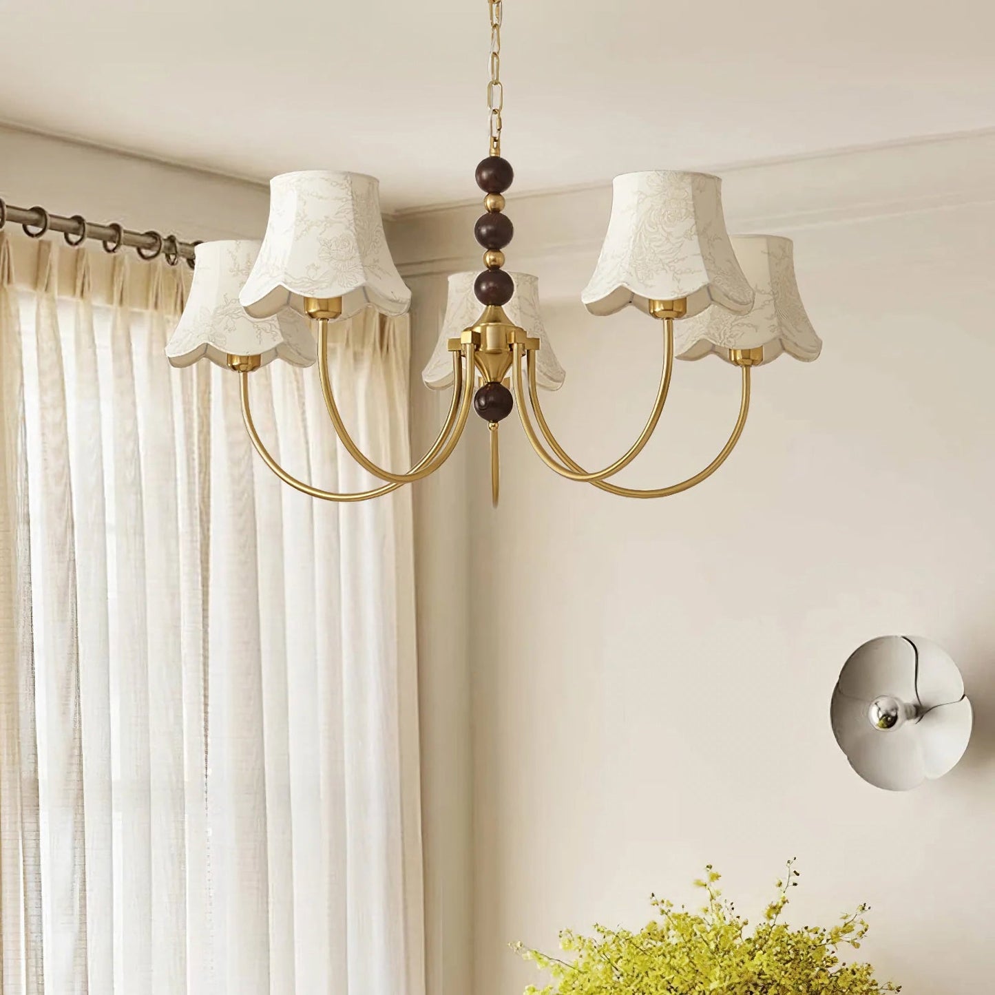Orchid Fabric Chandelier - Nuvé