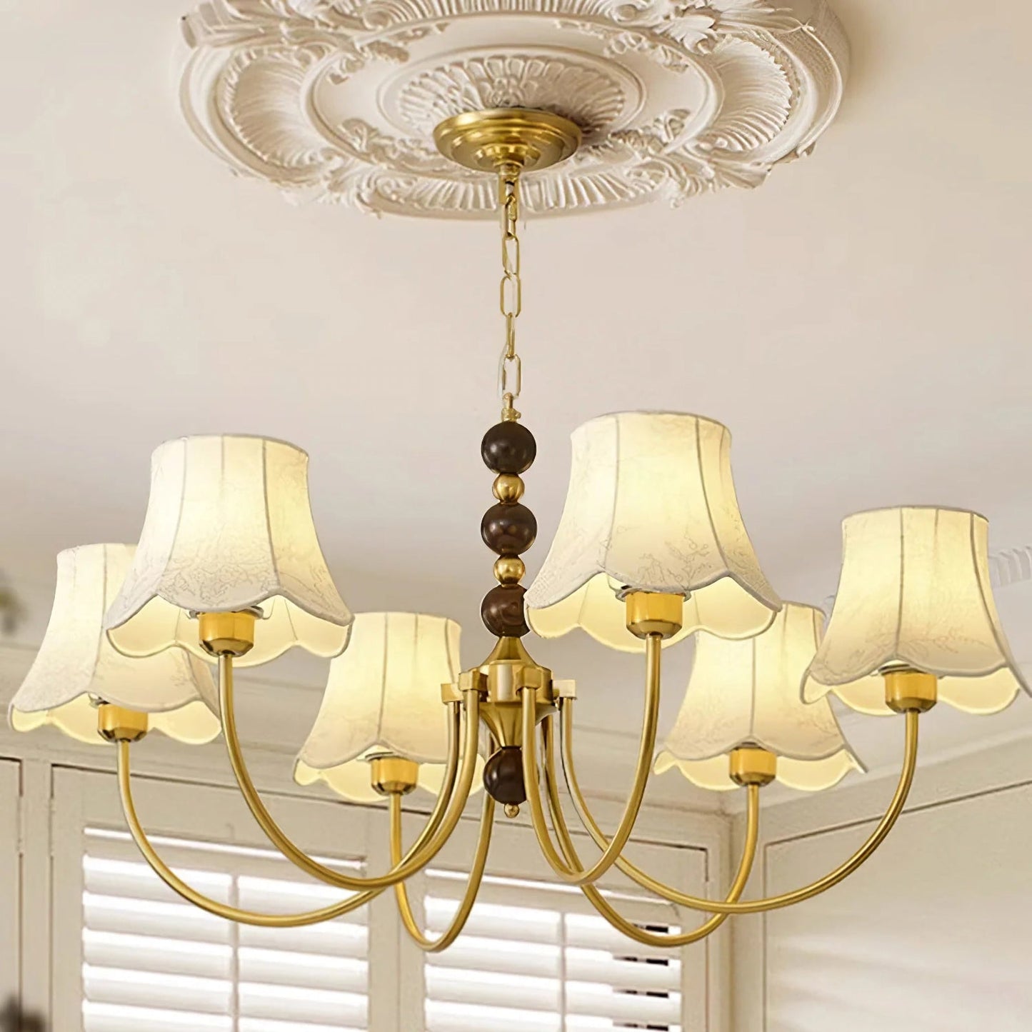 Orchid Fabric Chandelier - Nuvé