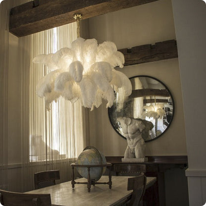 Ostrich Feather Chandeliers - Nuvé