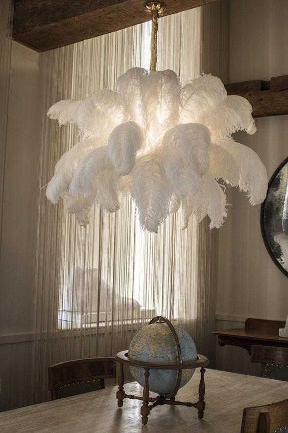 Ostrich Feather Chandeliers - Nuvé
