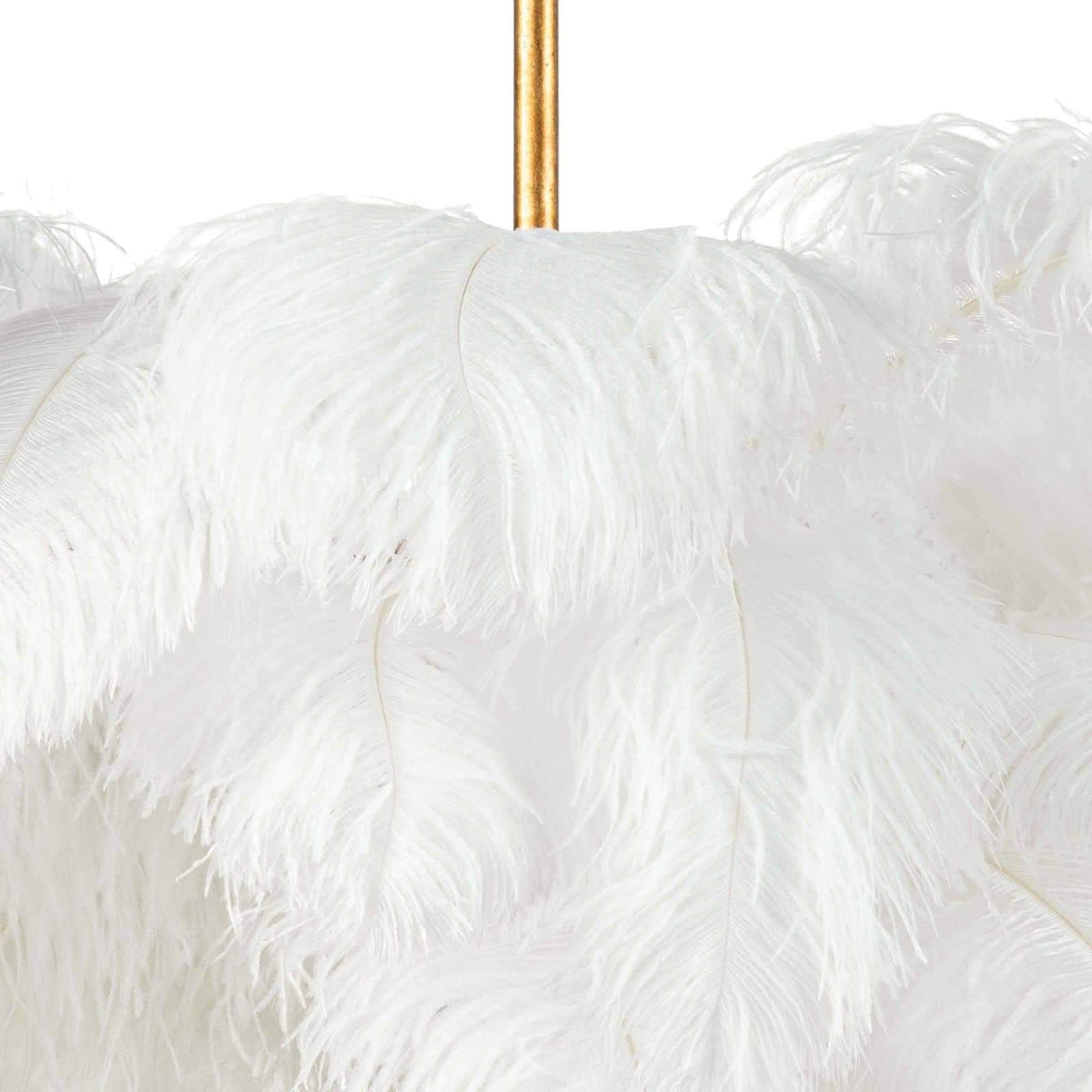 Ostrich Feather Chandeliers - Nuvé
