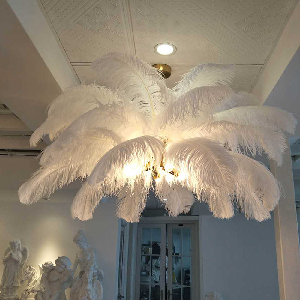 Ostrich Feather Chandeliers - Nuvé