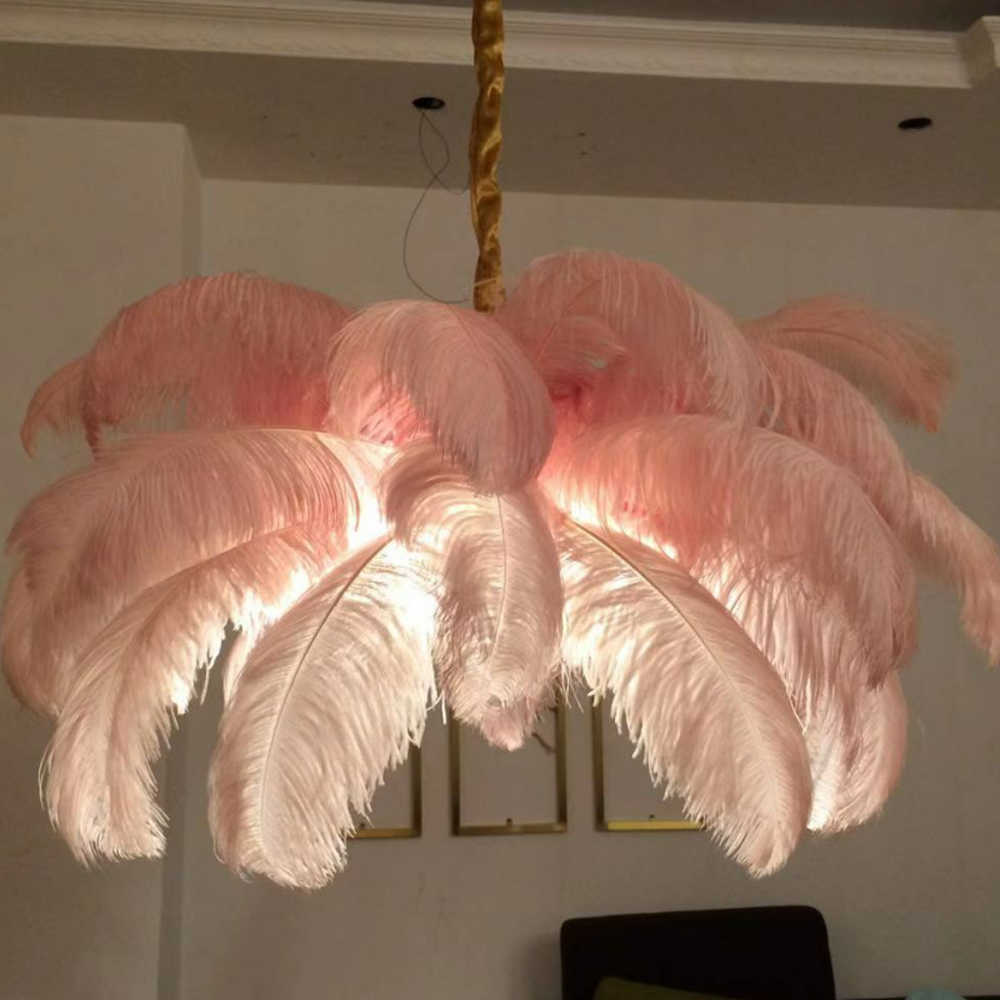 Ostrich Feather Chandeliers - Nuvé