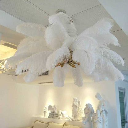 Ostrich Feather Chandeliers - Nuvé