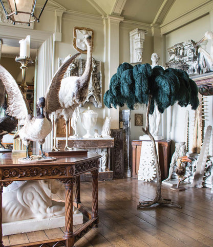 Ostrich Feather Floor Lamp - Nuvé
