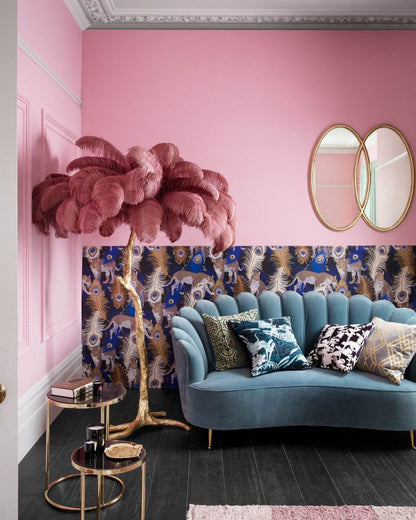 Ostrich Feather Floor Lamp - Nuvé