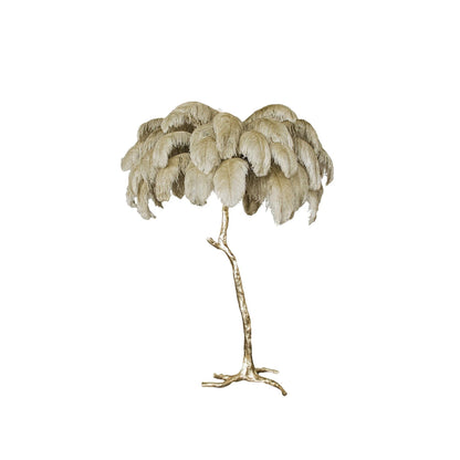 Ostrich Feather Floor Lamp - Nuvé