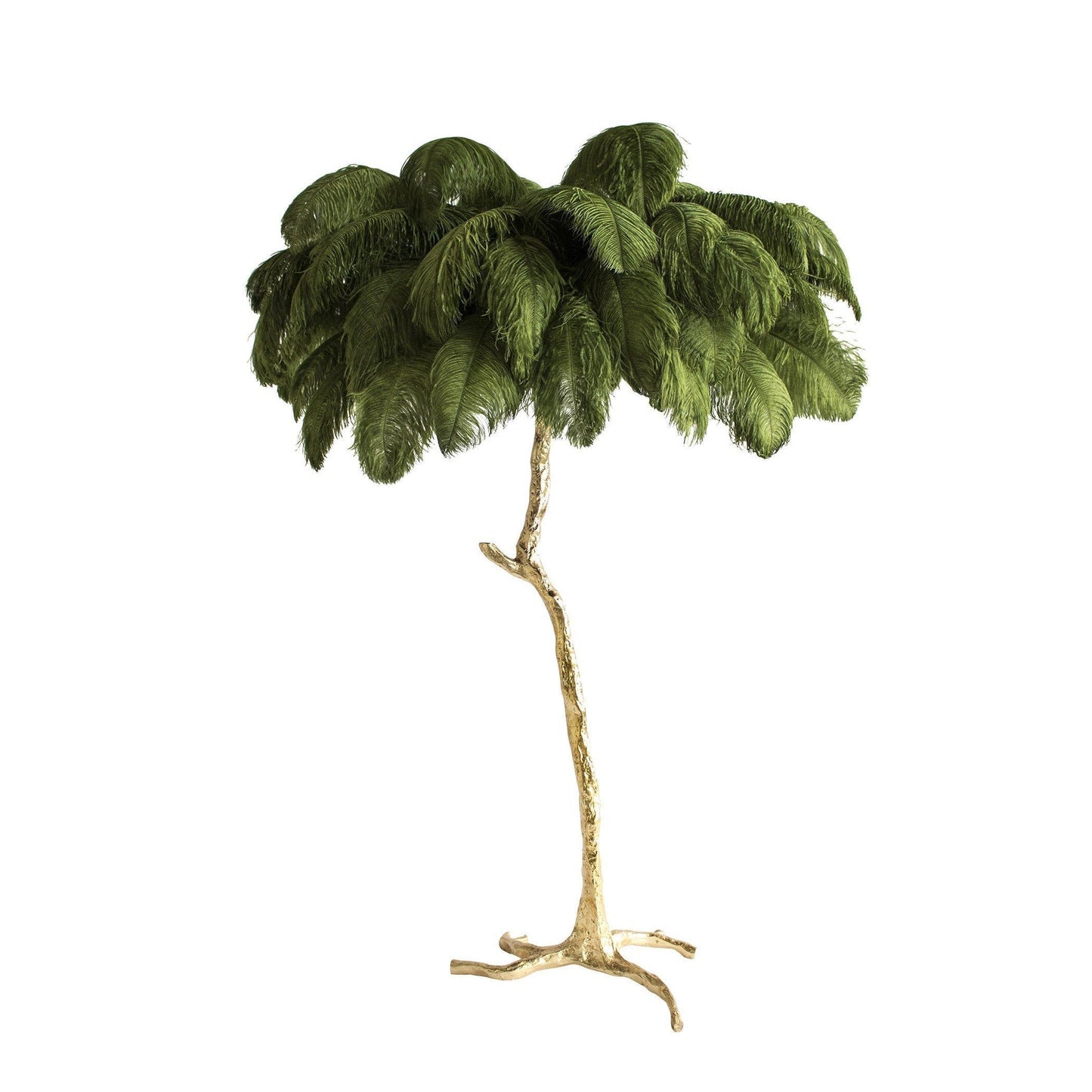 Ostrich Feather Floor Lamp - Nuvé