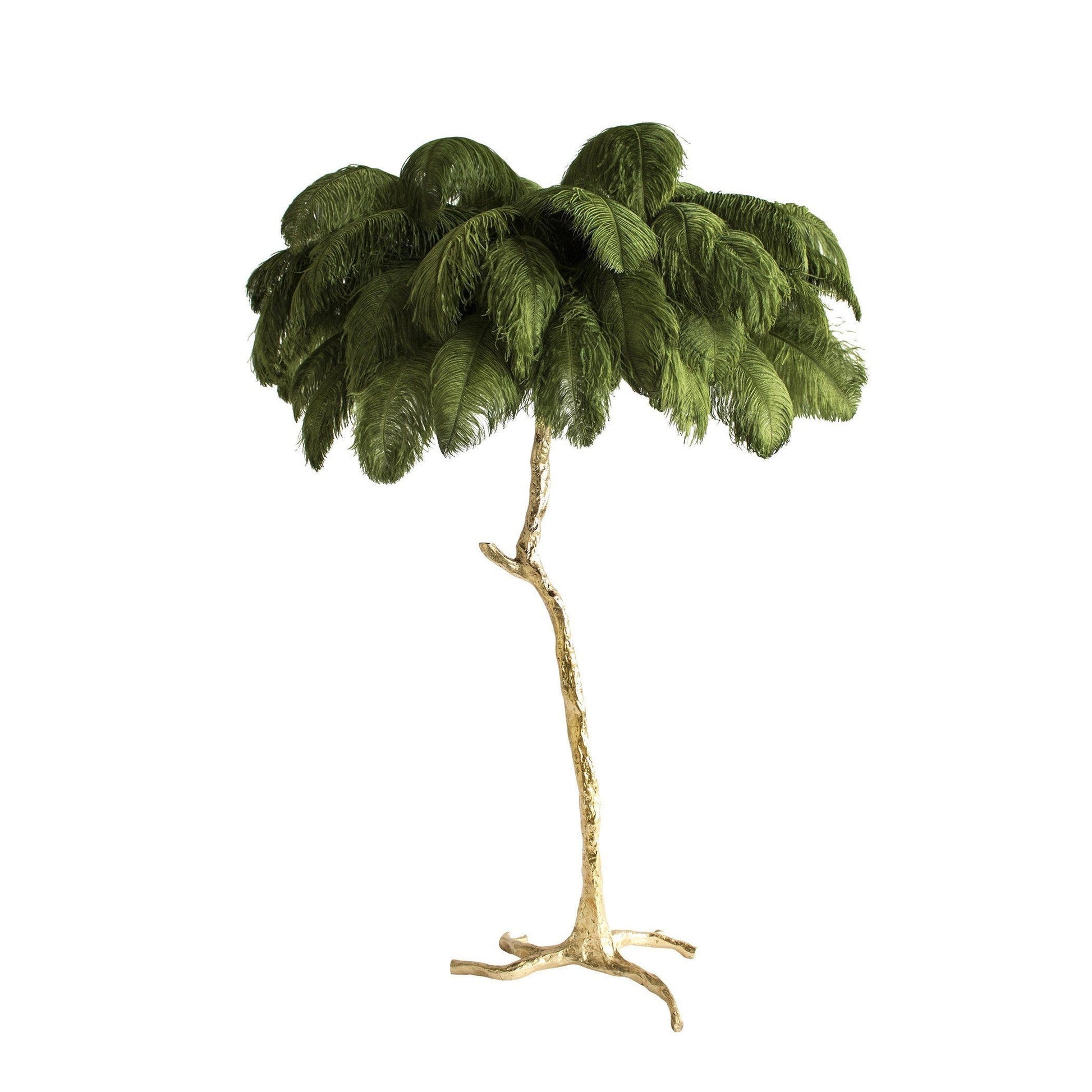 Ostrich Feather Floor Lamp - Nuvé