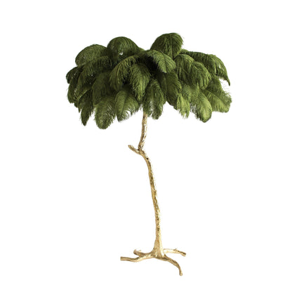 Ostrich Feather Floor Lamp - Nuvé