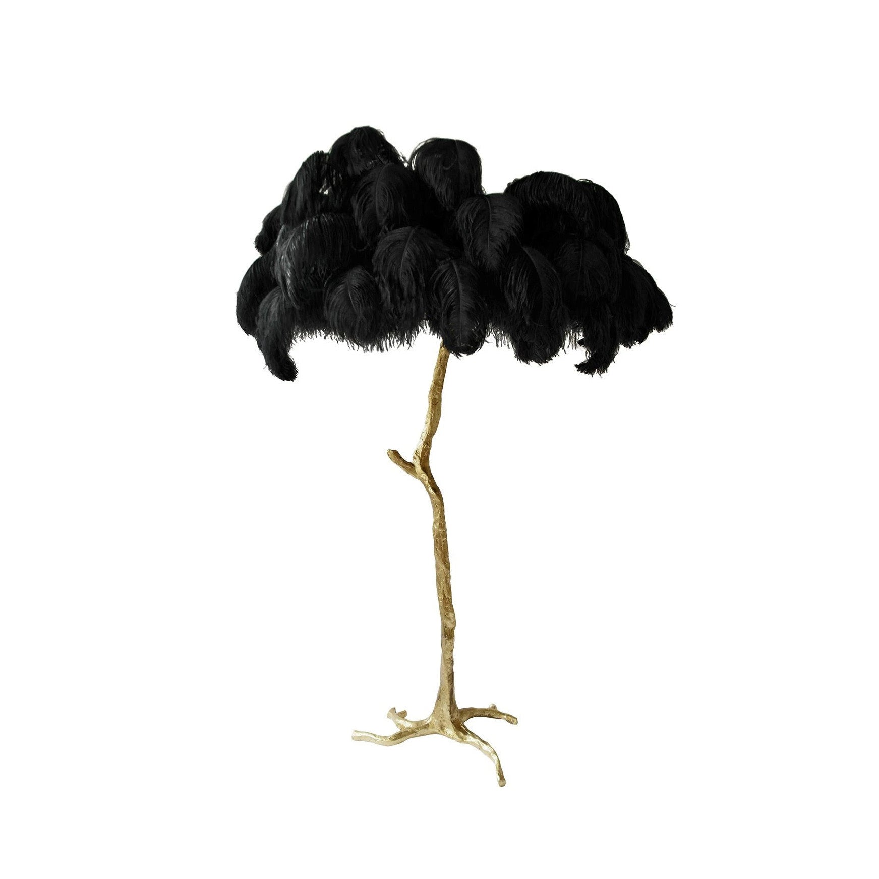 Ostrich Feather Floor Lamp - Nuvé