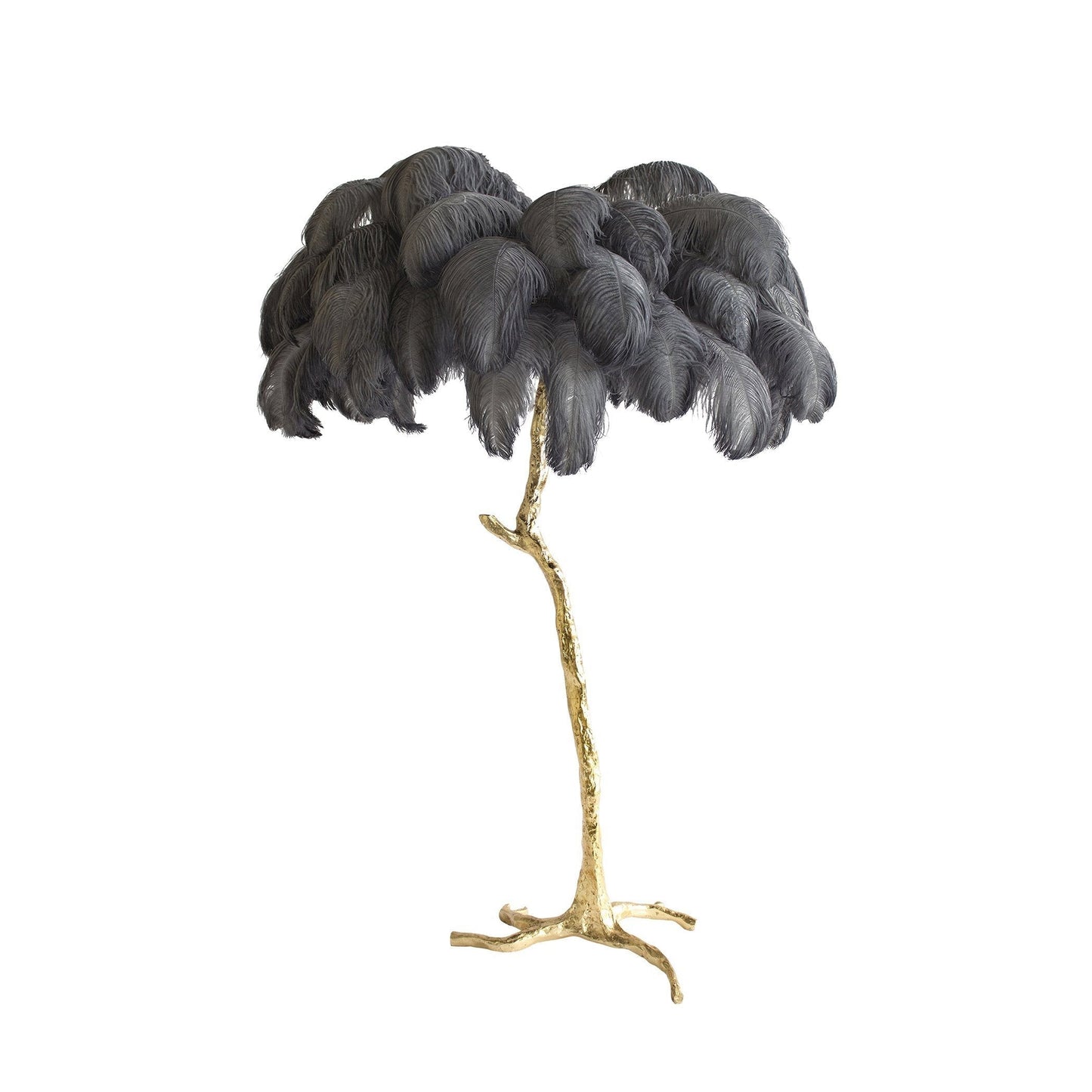 Ostrich Feather Floor Lamp - Nuvé