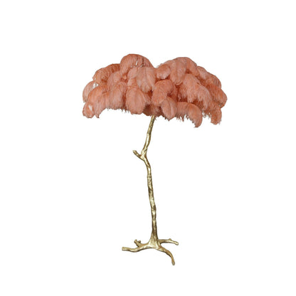 Ostrich Feather Floor Lamp - Nuvé