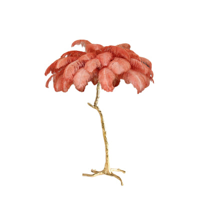 Ostrich Feather Floor Lamp - Nuvé