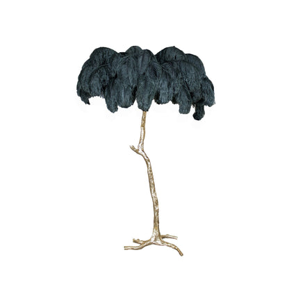 Ostrich Feather Floor Lamp - Nuvé