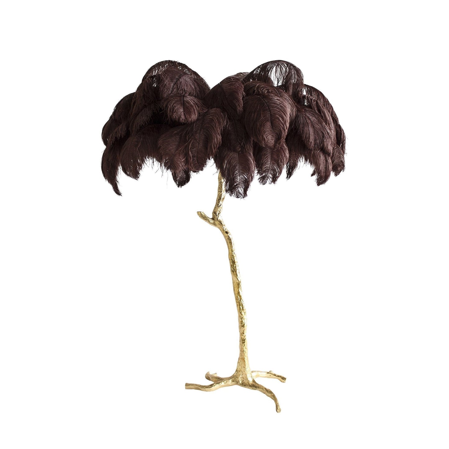 Ostrich Feather Floor Lamp - Nuvé