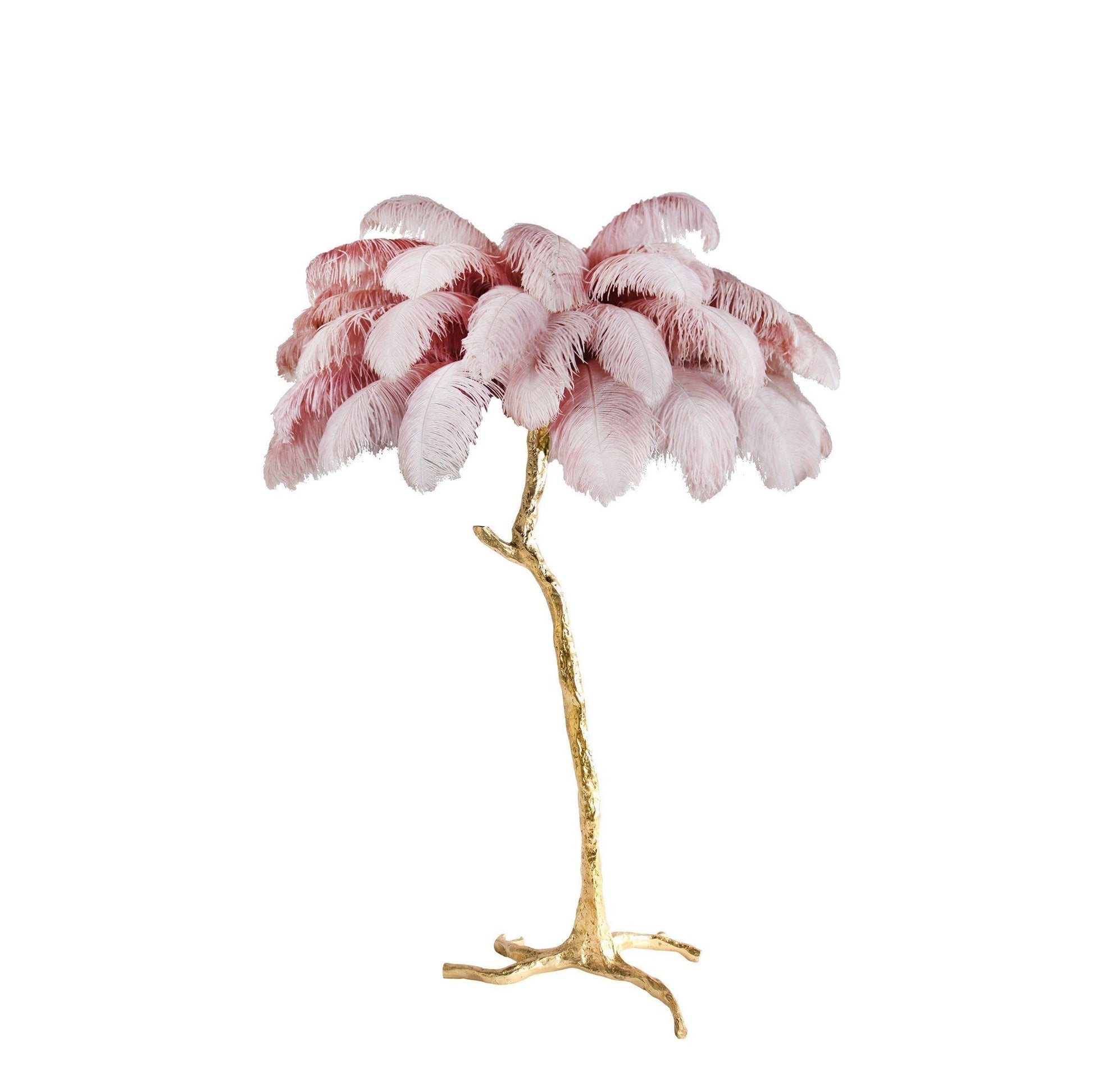 Ostrich Feather Floor Lamp - Nuvé