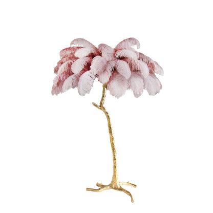 Ostrich Feather Floor Lamp - Nuvé