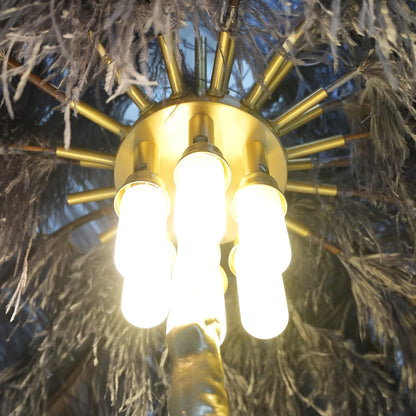 Ostrich Feather Floor Lamp - Nuvé
