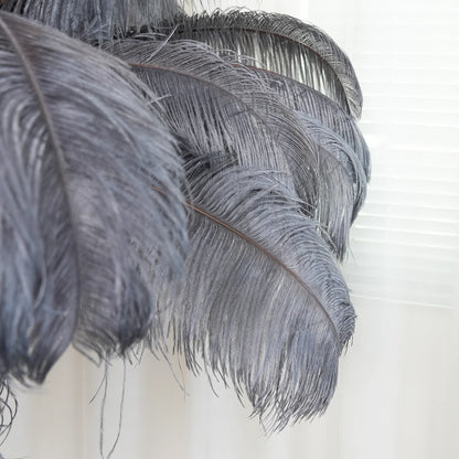 Ostrich Feather Floor Lamp - Nuvé