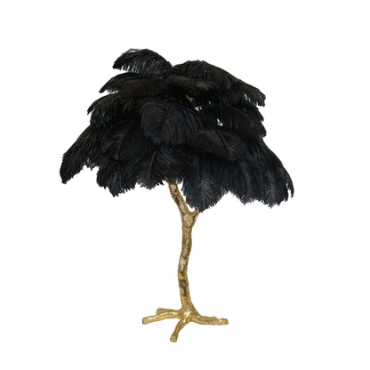 Ostrich Feather Table Lamp - Nuvé
