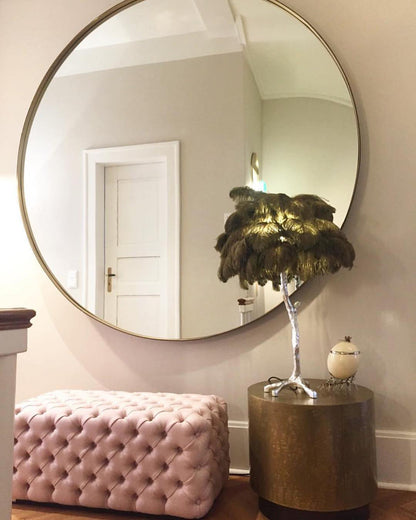Ostrich Feather Table Lamp - Nuvé