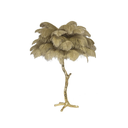 Ostrich Feather Table Lamp - Nuvé